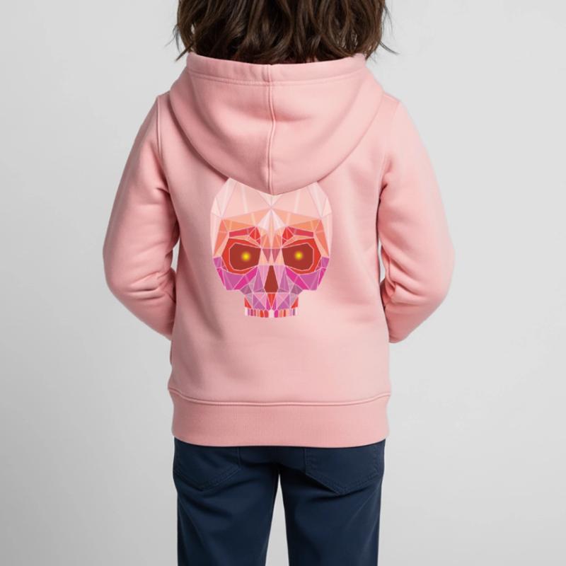 Ruby Skull Kids Premium Organic Zip-up Hoodie