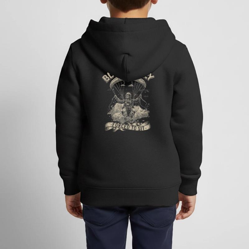 Paramotoring paramotor Kids Premium Organic Zip-up Hoodie