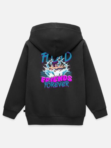 Synchronschwimmen Synchro Schwimmer - Kinder Premium Organic Zip Hoodie - Schwarz