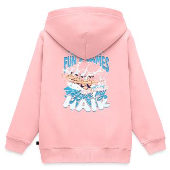 Synchronschwimmen Synchro Schwimmer - Kinder Premium Organic Zip Hoodie - Rosa - Hinten - AI Model Kid Female (0cm)