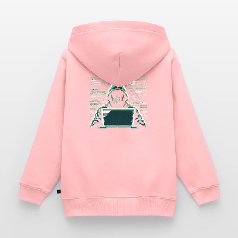 Programmer Programming Computer Science Kids Premium Organic Zip-up Hoodie