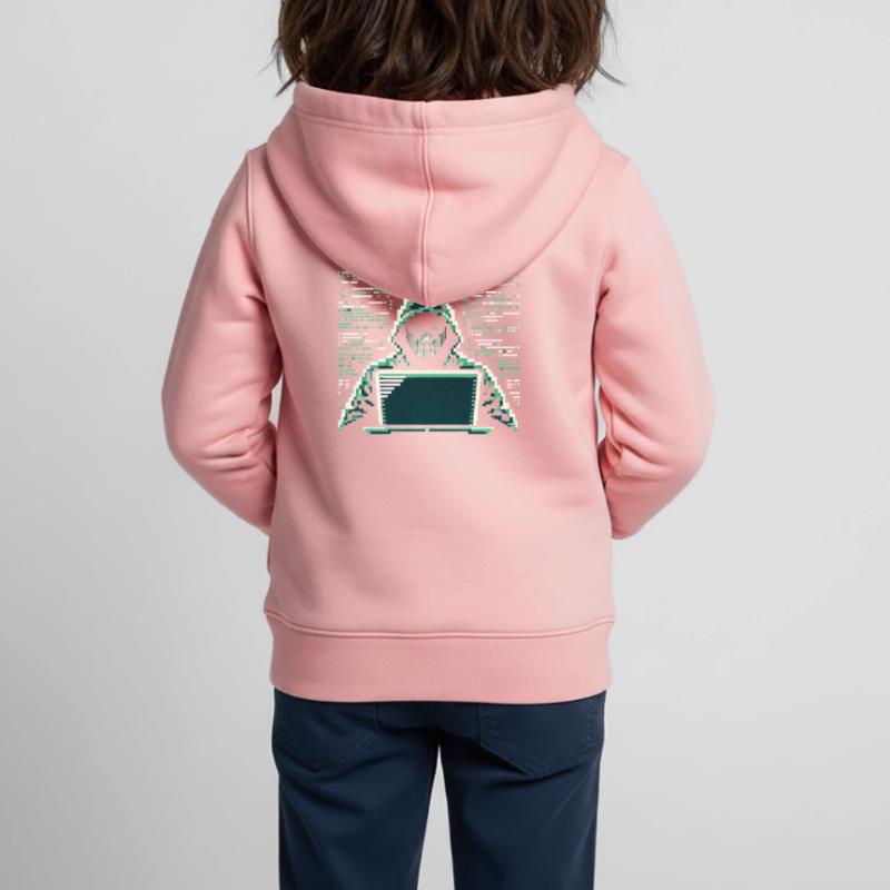 Programmer Programming Computer Science Kids Premium Organic Zip-up Hoodie