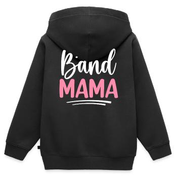 Band Mama Saxophone Mama Saxophonist - Kids Premium Organic Zip-up Hoodie - black - Back - AI Model Kid Male (0cm)
