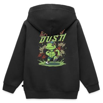 Sprint Athletics Sprint Eat My Dust - Kids Premium Organic Zip-up Hoodie - black - Back - AI Model Kid Male (0cm)