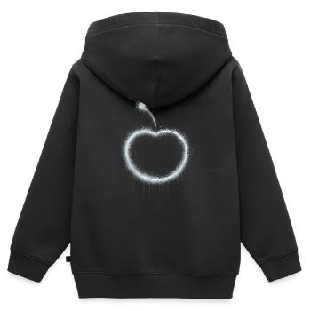Apple - Kids Premium Organic Zip-up Hoodie - black - Back - AI Model Kid Male (0cm)