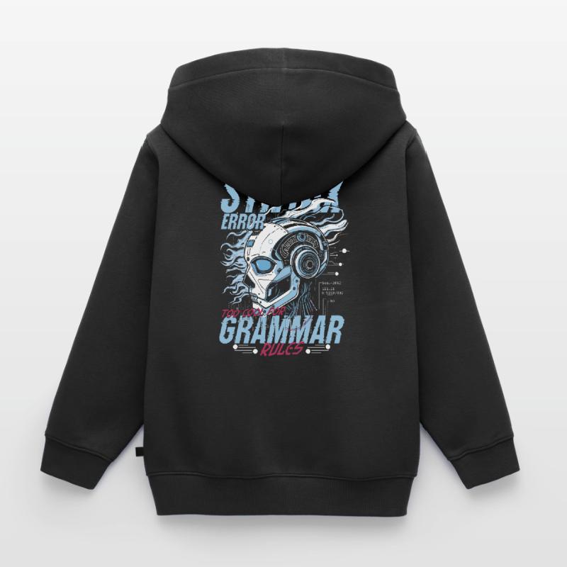 Computational Linguist Syntax Error Kids Premium Organic Zip-up Hoodie