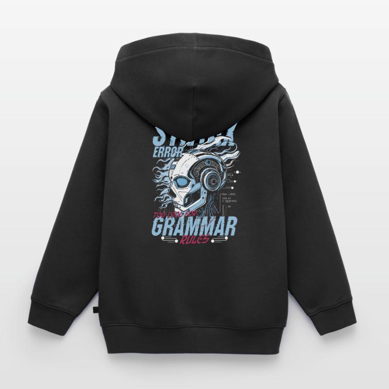 Computational Linguist Syntax Error Kids Premium Organic Zip-up Hoodie