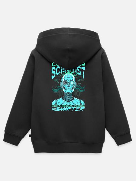 Informatiker - Kinder Premium Organic Zip Hoodie - Schwarz