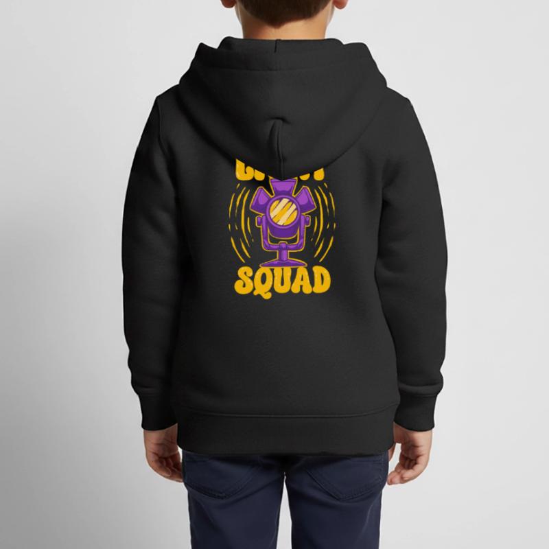 Lighting Technician Lighting Technician Light Squad Kids Premium Organic Zip-up Hoodie