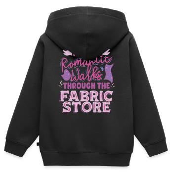 Polsterer Polsterin Polsterei - Kinder Premium Organic Zip Hoodie - Schwarz - Hinten - AI Model Kid Male (0cm)