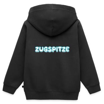 Trekking Zugspitze - Kids Premium Organic Zip-up Hoodie - black - Back - AI Model Kid Male (0cm)