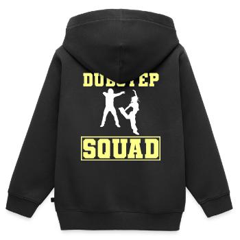 Dubstep-Liebhaber Tanz-Entertainer - Kinder Premium Organic Zip Hoodie - Schwarz - Hinten - AI Model Kid Male (0cm)