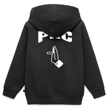 Balkan Sort Prc cadeau Jugoslavie Jugo - Sweat Premium à capuche zippé enfant bio - noir - Dos - AI Model Kid Male (0cm)