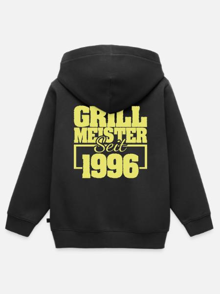 Sommerfest 1996 - Kinder Premium Organic Zip Hoodie - Schwarz