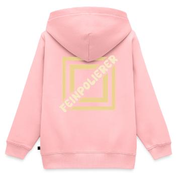Fine polisher - Kids Premium Organic Zip-up Hoodie - rose - Back - AI Model Kid Female (0cm)