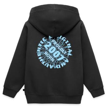 Pitch 2007 - Kids Premium Organic Zip-up Hoodie - black - Back - AI Model Kid Male (0cm)