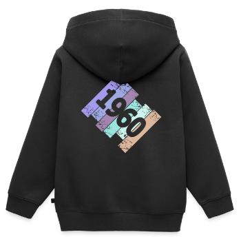 Oldtimer 1960 - Kinder Premium Organic Zip Hoodie - Schwarz - Hinten - AI Model Kid Male (0cm)