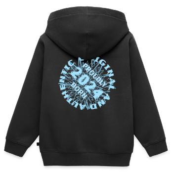 Pitch 2024 - Kids Premium Organic Zip-up Hoodie - black - Back - AI Model Kid Male (0cm)