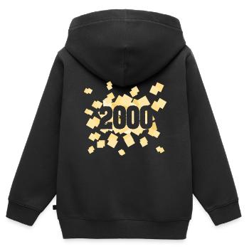 Geboren 2000 - Kinder Premium Organic Zip Hoodie - Schwarz - Hinten - AI Model Kid Male (0cm)