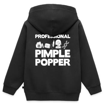 Dermatology Skin Care Skin Medicine Disease - Kids Premium Organic Zip-up Hoodie - black - Back - AI Model Kid Male (0cm)