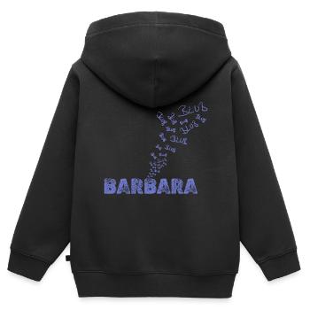 Sports nautiques Barbara - Sweat Premium à capuche zippé enfant bio - noir - Dos - AI Model Kid Male (0cm)