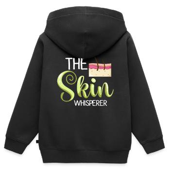 Dermatology Skin Care Skin Medicine Disease - Kids Premium Organic Zip-up Hoodie - black - Back - AI Model Kid Male (0cm)