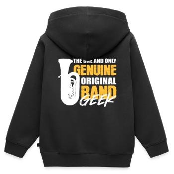 Band Geek Band Member Gift - Kids Premium Organic Zip-up Hoodie - black - Back - AI Model Kid Male (0cm)