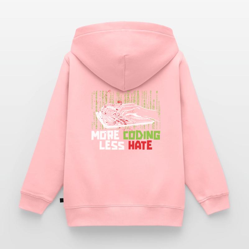 Programmierer Coder Software Entwickler Kinder Premium Organic Zip Hoodie