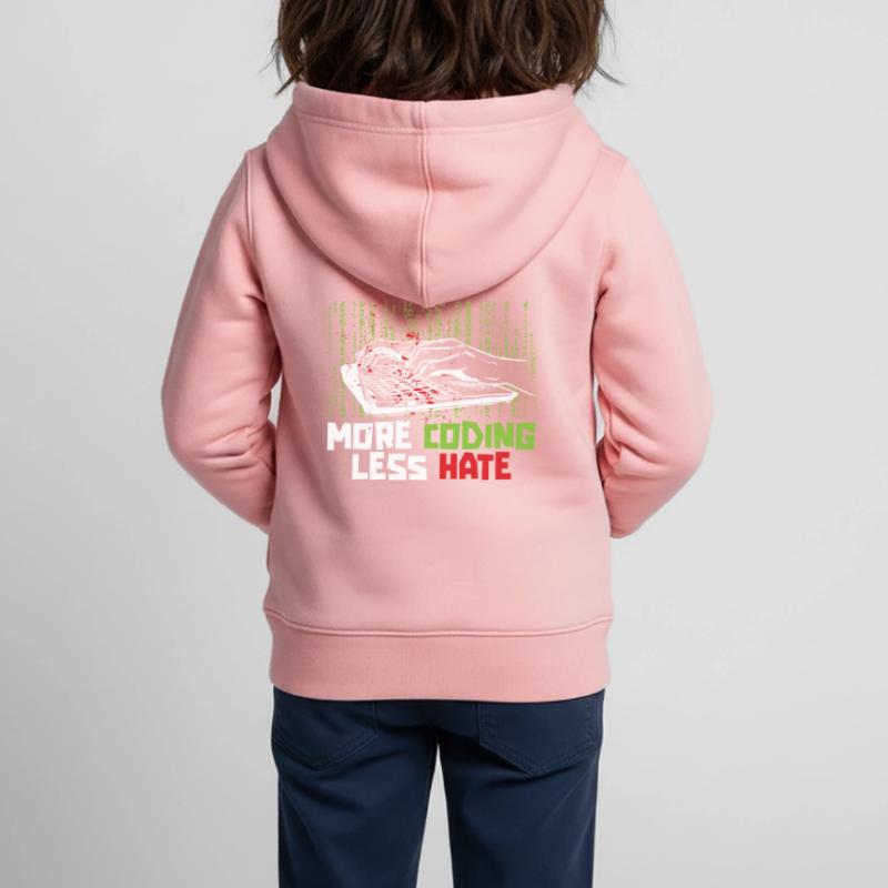 Programmierer Coder Software Entwickler Kinder Premium Organic Zip Hoodie