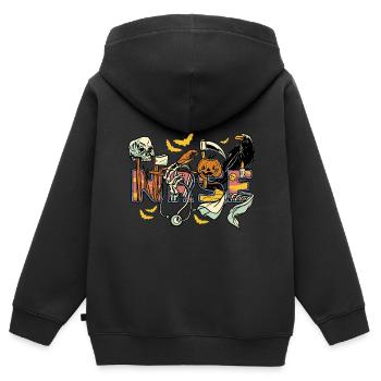 Nurse Halloween Costume - Kinder Premium Organic Zip Hoodie - Schwarz - Hinten - AI Model Kid Male (0cm)