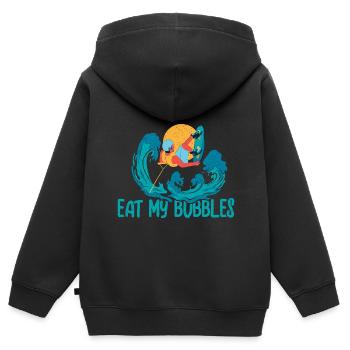 Wakeboarden Wakeboarding Wakeboard - Kinder Premium Organic Zip Hoodie - Schwarz - Hinten - AI Model Kid Male (0cm)