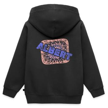 Arbeit Job Kollege Vorname Albert - Kinder Premium Organic Zip Hoodie - Schwarz - Hinten - AI Model Kid Male (0cm)
