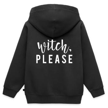 Halloween Witch Witchcraft Magic Magic Magic Magice Costume - Kids Premium Organic Zip-up Hoodie - black - Back - AI Model Kid Male (0cm)