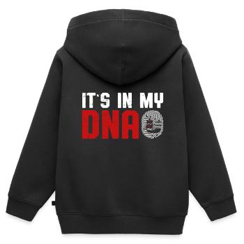 Christopher Columbus - Kinder Premium Organic Zip Hoodie - Schwarz - Hinten - AI Model Kid Male (0cm)