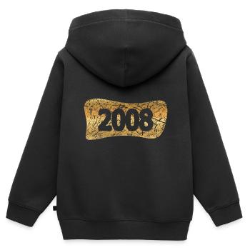 Goldbarrren 2008 - Sweat Premium à capuche zippé enfant bio - noir - Dos - AI Model Kid Male (0cm)
