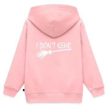 Je ne balaie pas drôle sorcière Bsen disant - Sweat Premium à capuche zippé enfant bio - rose - Dos - AI Model Kid Female (0cm)