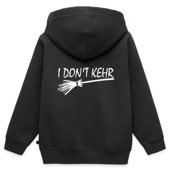 Je ne balaie pas drôle sorcière Bsen disant - Sweat Premium à capuche zippé enfant bio - noir - Dos - AI Model Kid Male (0cm)