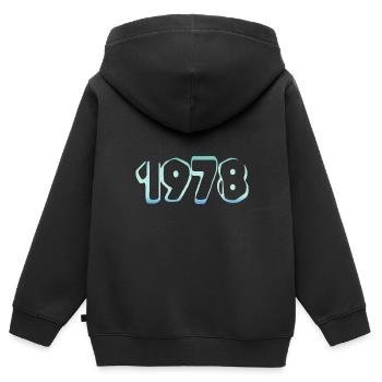 Eisberg 1978 - Kinder Premium Organic Zip Hoodie - Schwarz - Hinten - AI Model Kid Male (0cm)
