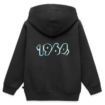 Eisberg 1964 - Kinder Premium Organic Zip Hoodie - Schwarz - Hinten - AI Model Kid Male (0cm)