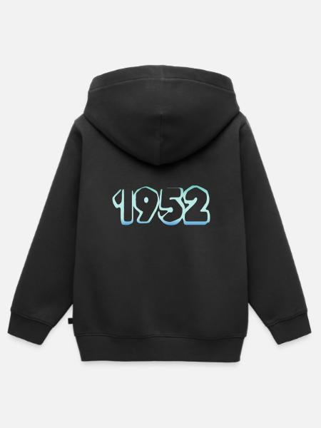 IJsberg 1952 - Kinder Premium zip hoodie biologisch - zwart