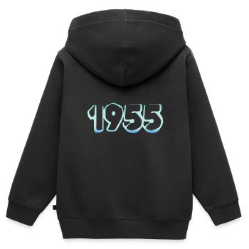 Eisberg 1955 - Kinder Premium Organic Zip Hoodie - Schwarz - Hinten - AI Model Kid Male (0cm)