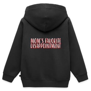 La déception préférée de maman 2 - Sweat Premium à capuche zippé enfant bio - noir - Dos - AI Model Kid Male (0cm)