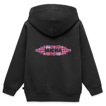 Mutti Micha - Kinder Premium Organic Zip Hoodie - Schwarz - Hinten - AI Model Kid Male (0cm)