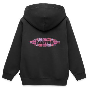 Mutti Agatha - Kinder Premium Organic Zip Hoodie - Schwarz - Hinten - AI Model Kid Male (0cm)