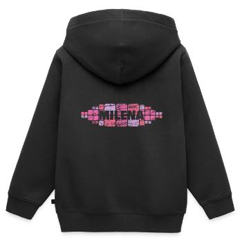 Mutti Milena - Kinder Premium Organic Zip Hoodie - Schwarz - Hinten - AI Model Kid Male (0cm)