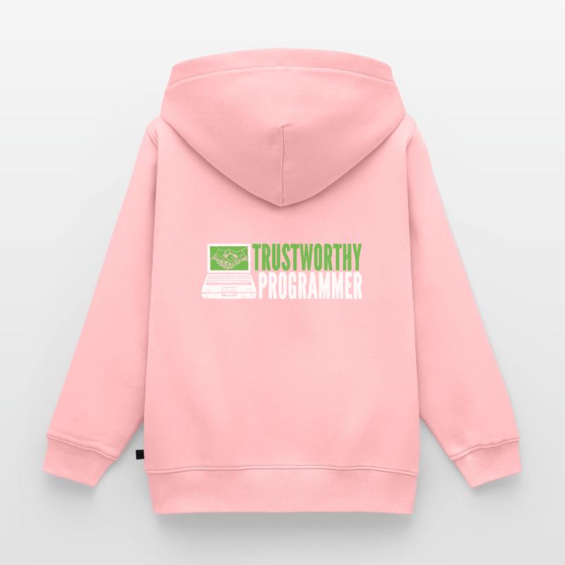 Programmierer Coder Software Entwickler Kinder Premium Organic Zip Hoodie