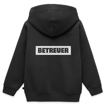 Profession Caregiver - Kids Premium Organic Zip-up Hoodie - black - Back - AI Model Kid Male (0cm)