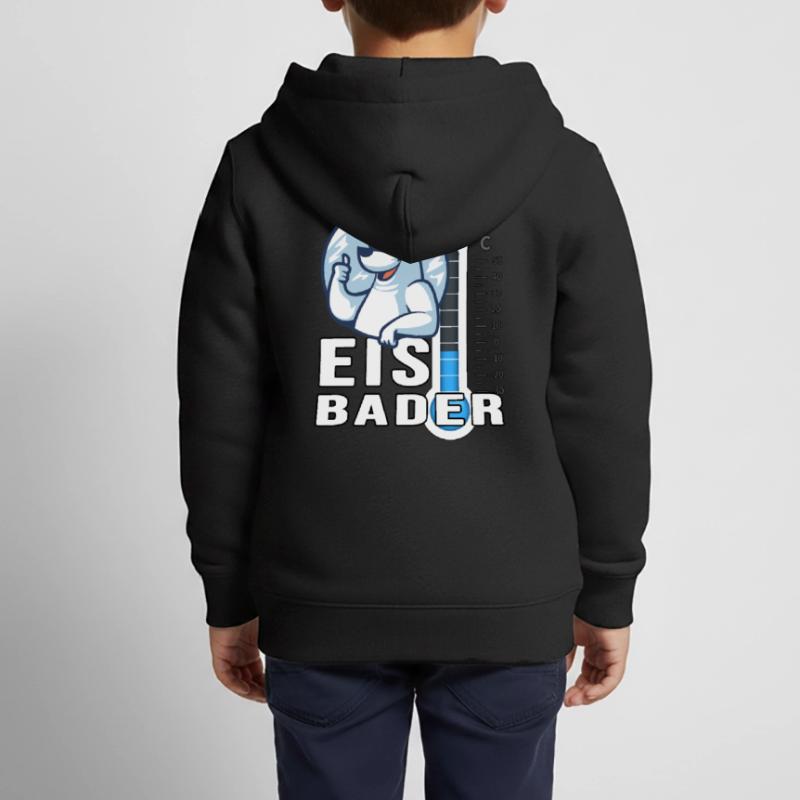 winterbader eisbär ice cool eisbader cold temp Kids Premium Organic Zip-up Hoodie
