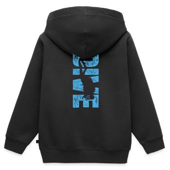 Diver - Kids Premium Organic Zip-up Hoodie - black - Back - AI Model Kid Male (0cm)