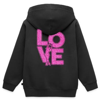 Eiskunstlauf - Kinder Premium Organic Zip Hoodie - Schwarz - Hinten - AI Model Kid Male (0cm)